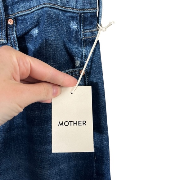 MOTHER The Curbside Flood Wide Straight Leg Jean In Yee Haw - Picture 10 of 16